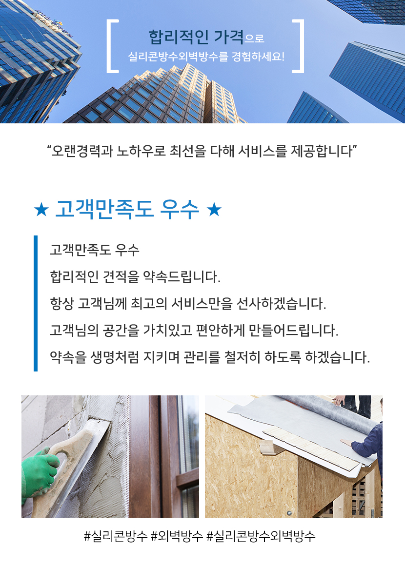 청주실리콘방수외벽방수